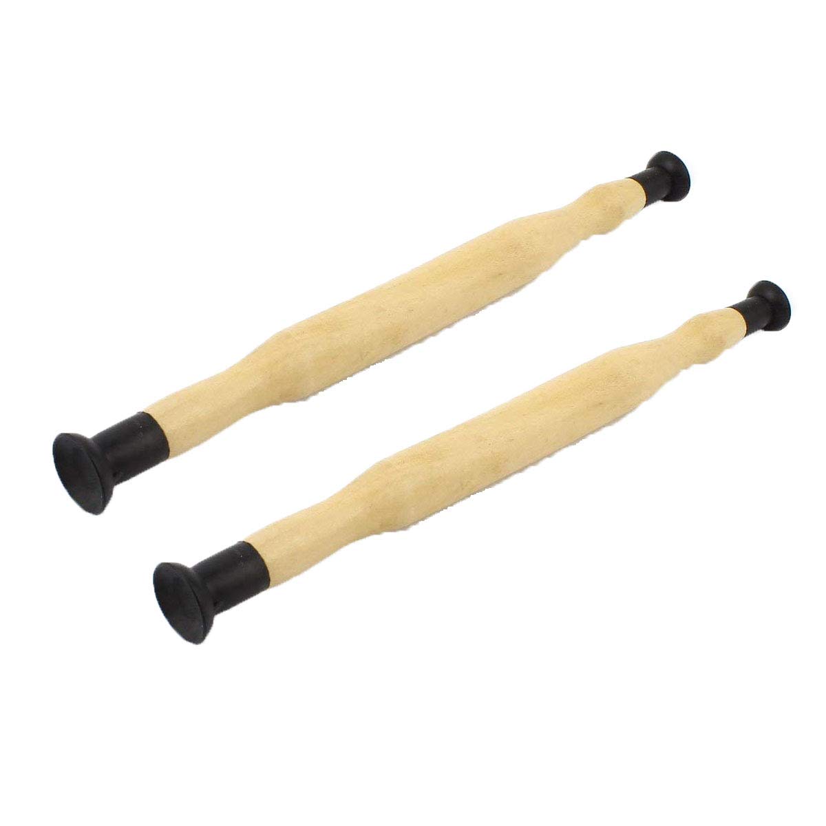 XMHF25cm Valve Hand Lapping Grinding Tool Kit Dual Ended Suction Cup Lap Stick 2Pcs