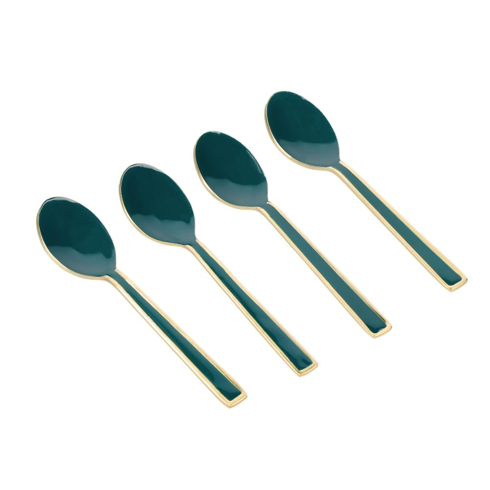 Artesa Green Artesà Stainless Steel Teaspoon Set, 4 Pieces, Gift Boxed,