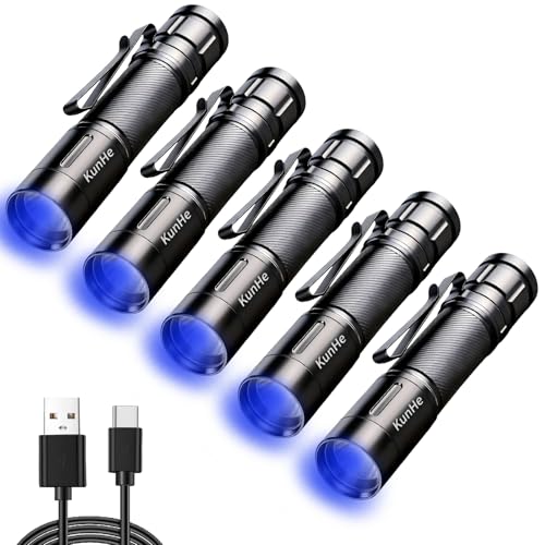 Lampe de poche LED UV 365nm pour hygiène maison et voyage