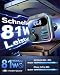 JOYROOM 81W Bluetooth Adapter Auto, 45W PD & Bass Hi-Fi Stereo, 36W QC3.0 & Freisprechanlage...