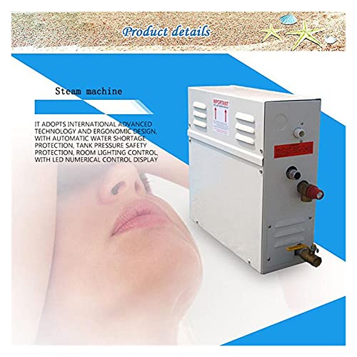Dampfdusche- Generator Automatischer Edelstahl- Dampferzeuger Haushaltsdampf- Sauna- Raum- Dampfbadmaschine for Relax- Spa- Raum- Digital Controller Hohe Effizienz und Energieeinsparung ( Size: 12.0KW )-3