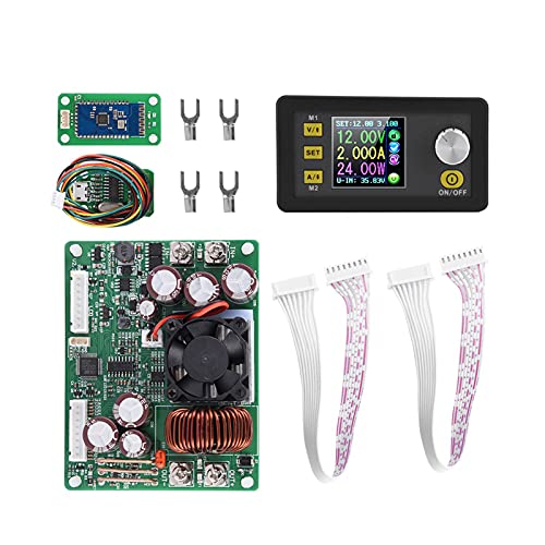 Power Module+Display Module Walfront Digital Programmable Step-Down Converter Power Module LCD Display Constant Voltage Current Buck Converter(DPS5020)