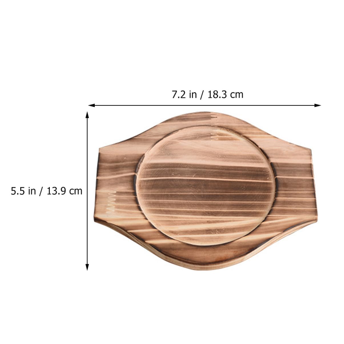 Dolsot Topfuntersetzer aus Stein, hitzebeständig, isoliert, für Blumentöpfe, Bibimbap, Schale, Untersetzer, Holz, 10 Stück
