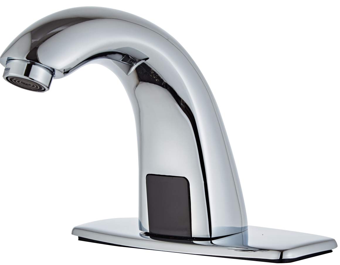 Buy Luxice Automatic Touchless Bathroom Sink Faucet with Hole Cover