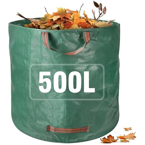 500L Heavy Duty Garden Waste Bags Cover