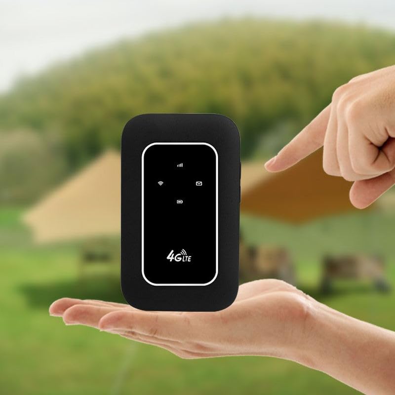 Image of BEEBIRD 4G Wireless Pocket Router Modem - Portable, Multi Device WiFi Hotspot Device, Plug and Play, Battery Backup & All 4G / 5G Sim Support