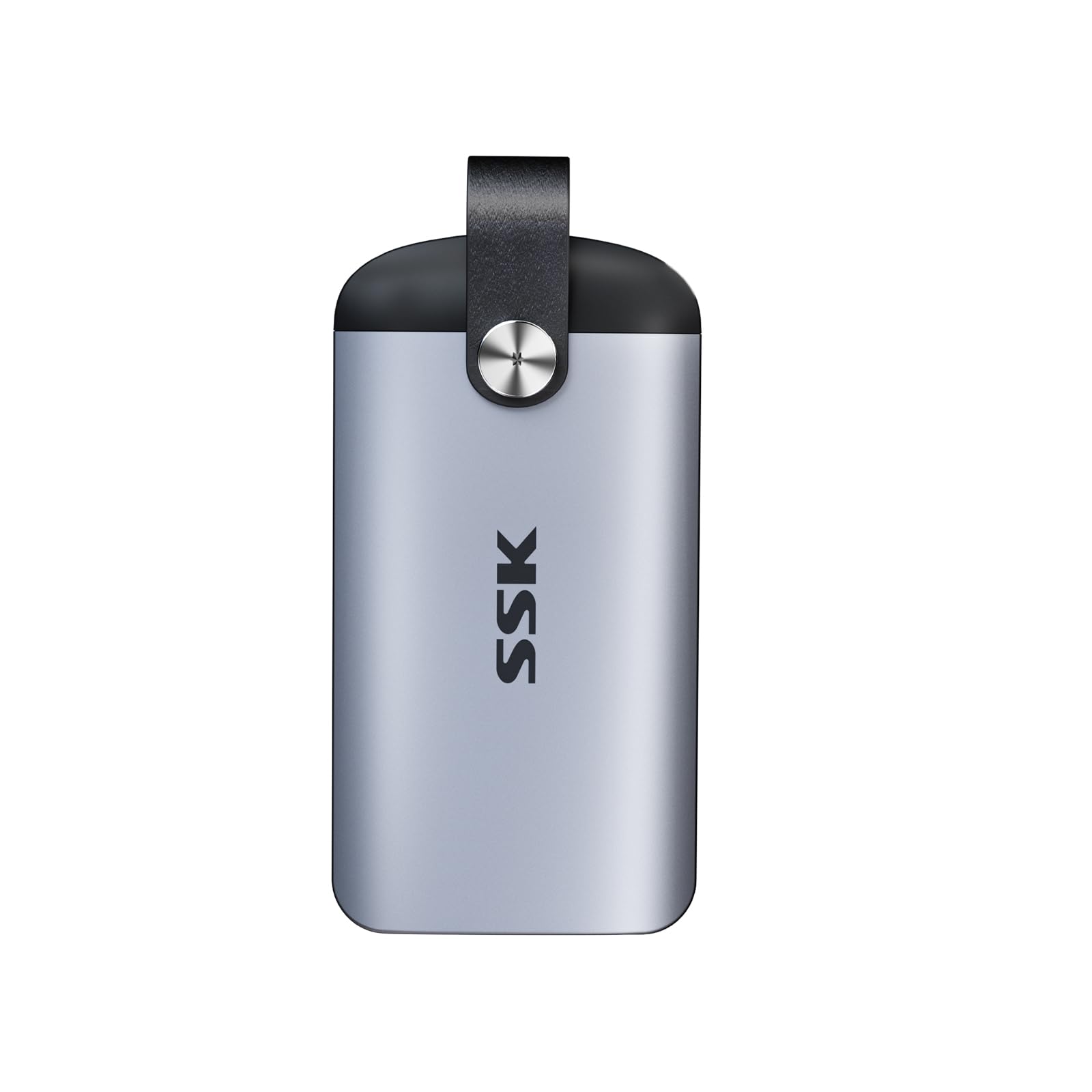 SSK SSD Externe 1To NVMe Portable, Vitesse Max 2000 Mo/s Seulement sur USB 3.2 Gen2x2, Disque-Dur externe-1to ssd, poignée Cuir, Disque SSD USB C pour iPhone 15, Android, Windows, Tablet, Mac,Xbox