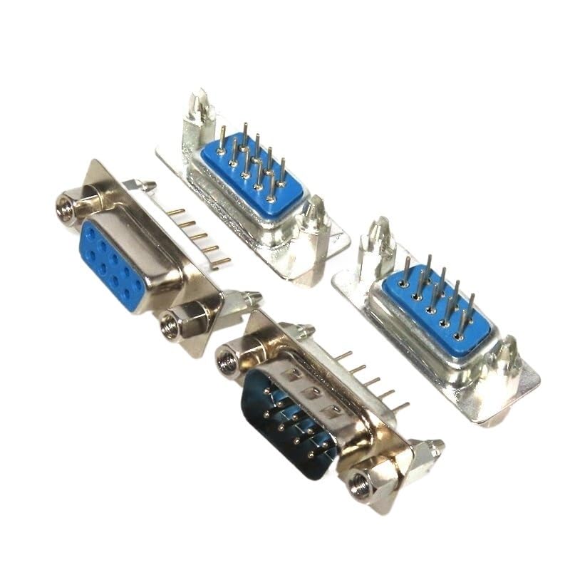 Image of 1pc DB9 RS232 Solderless Connector D-SUB 9 Pin Male Female Plug Socket RS485 Breakout Terminals DB 9-pin Connectors(B)