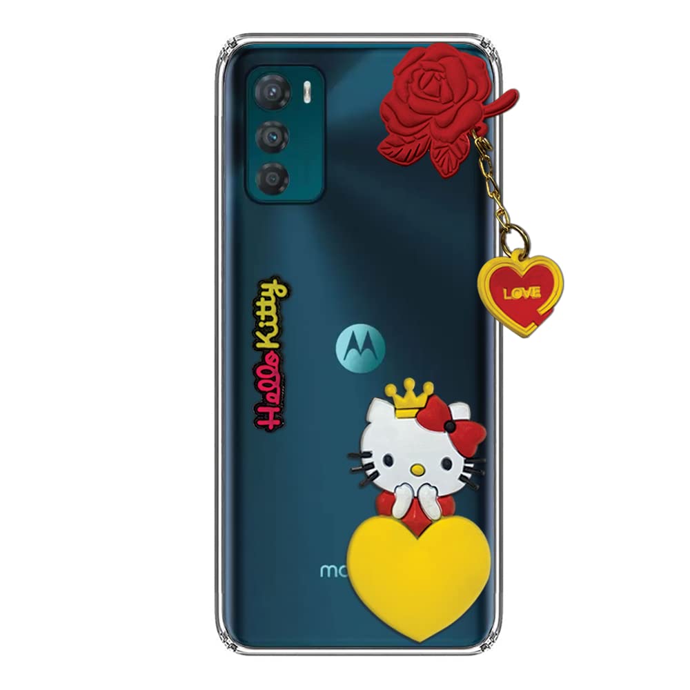 Etechnic Transparent 3D Girlish Soft Flexible Silicon Hello Kitty Back Cover for Moto G42 (B0BNG1BKSV) Amazon Price History, Amazon Price Tracker