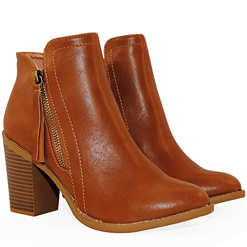 Image of TRENDSUP Women's Fashion Side Zipper Booties