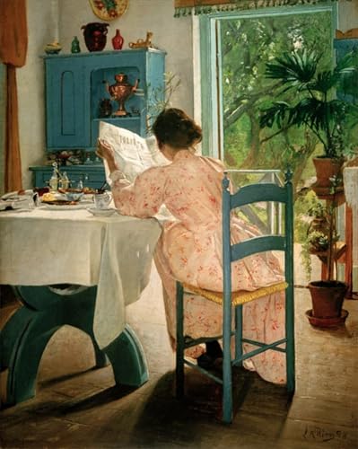 Tableau Au petit déjeuner Laurits Andersen pour décoration salon moderne