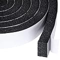Yotache Open Cell Foam Air Conditioner Weather-Strip Seal Tape 2 X 1 Inch, Thick Adhesive with High Resilience Foam Cushion Strip, 6.5 Feet Long