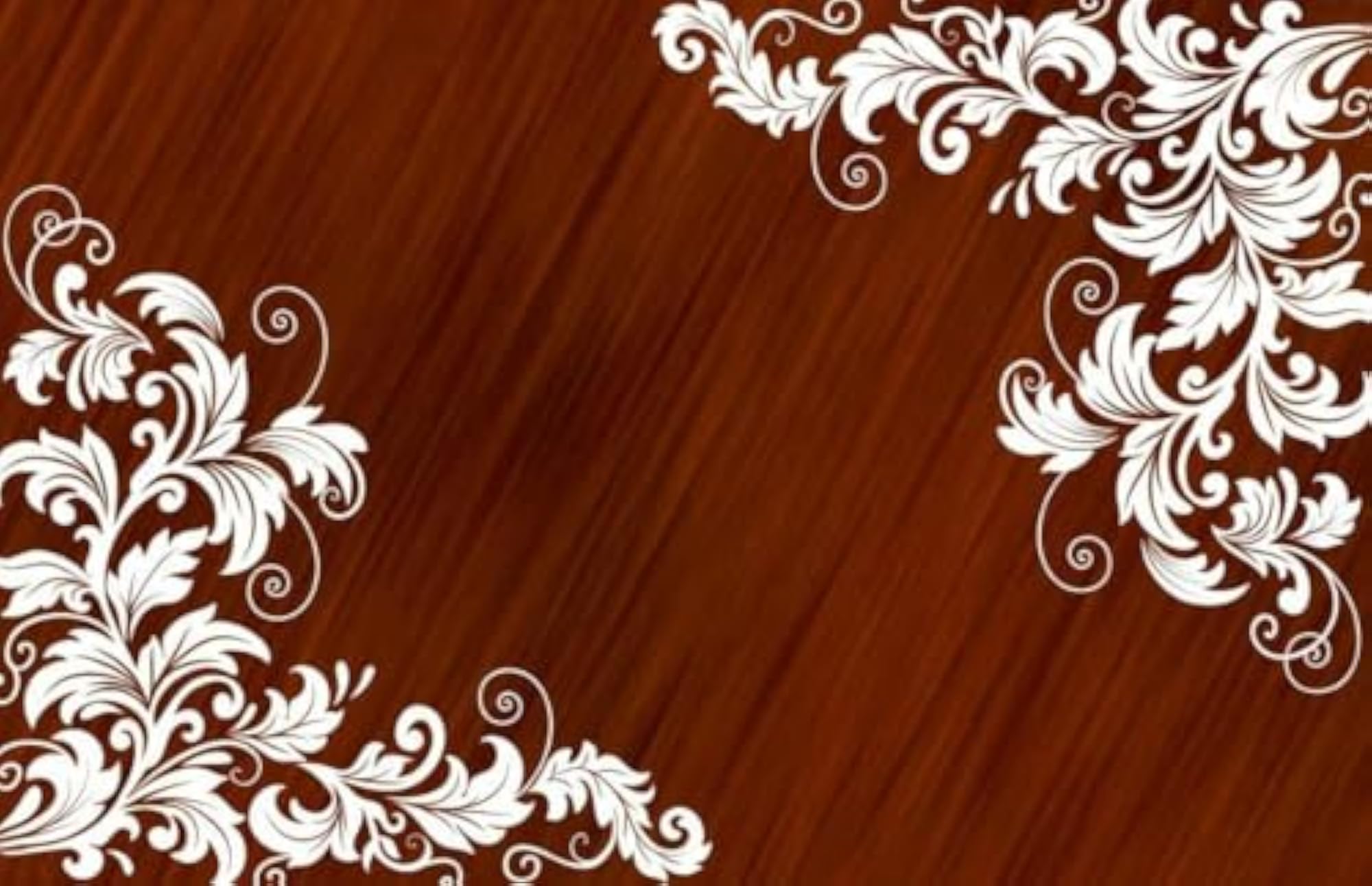 Printed PVC Waterproof Table Mats for Dining, Set of 6