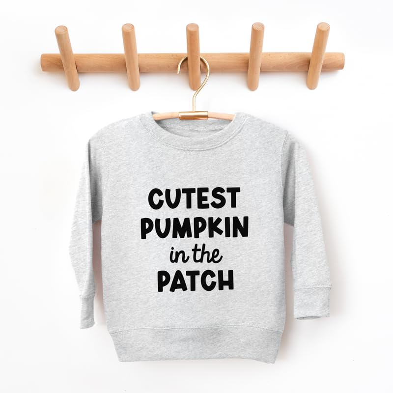 Bump and Beyond Designs Boys and Girls Halloween Sweatshirt, Cutest Pumpkin in The Patch2