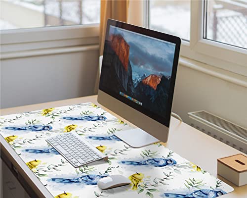 Alfombrilla de escritorio 90x45 cm protector largo ratón y teclado 3