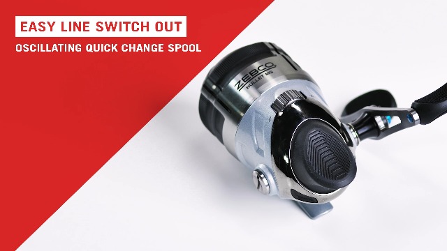 Zebco Bullet MG Spincast Fishing Reel, Size 30 Reel, Ultra