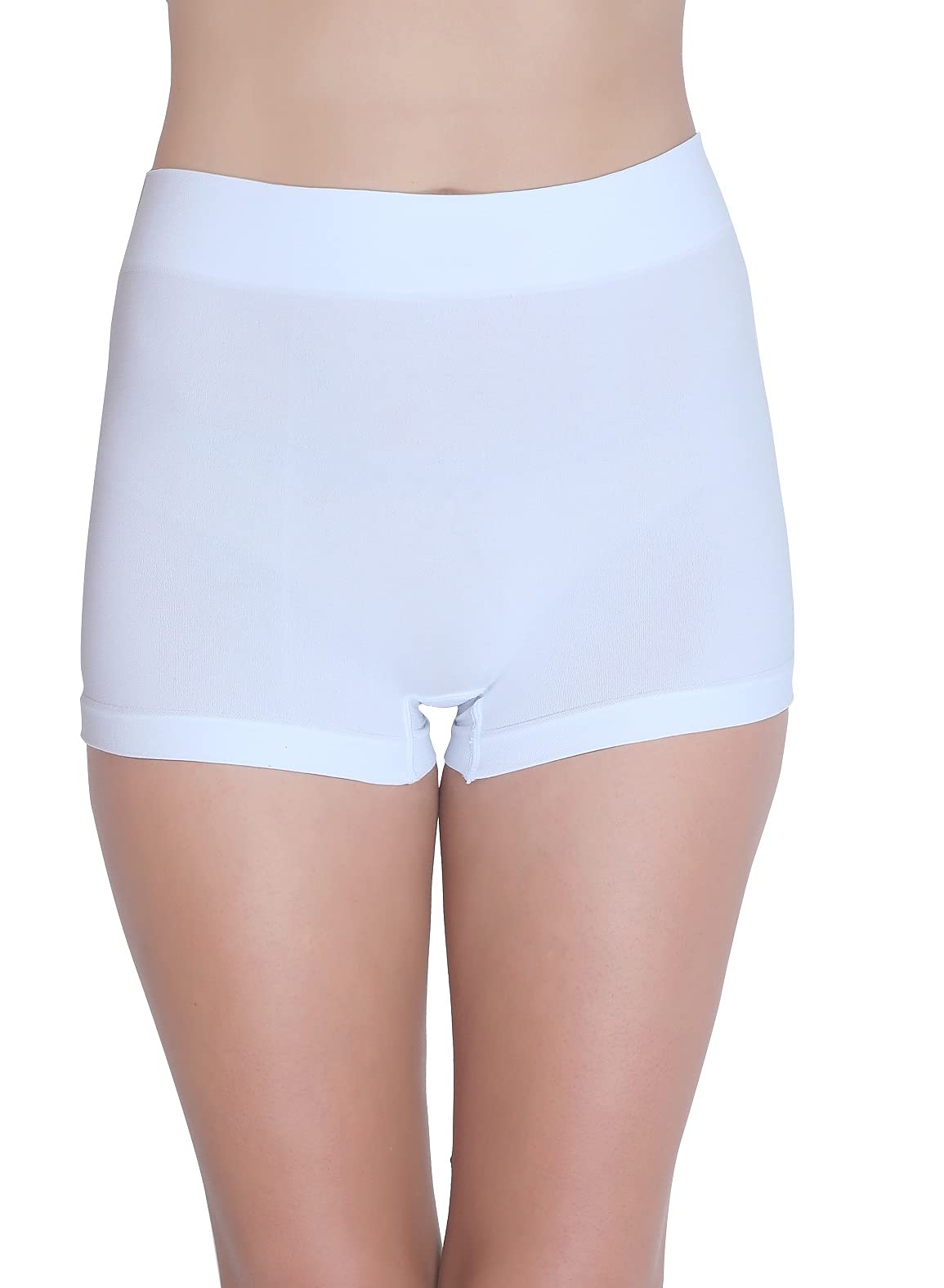 plumbury Women's Spandex Seamless Boyshort Panty,Free Size-picture-5