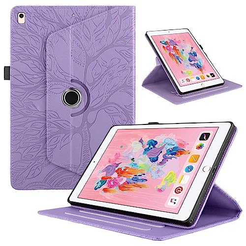 Coque pour iPad 9.7 Pouces 2017/2018 5ème /6ème Génération, iPad Air 1/2, Etui Premium Cuir PU...