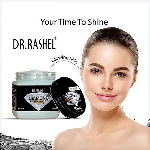 Image of DR.RASHEL Customized Facial Combo Pack of Diamond Cream | Diamond Scrub | Diamond Gel | Diamond Face Pack & Body Facial Kit For Women Paraben & Sulfate Free - Pack of 4 (380 ML) Each