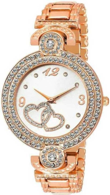 QALIBA Analog Watch - for Women & Girls Rose Gold with Stain Less Steel Attractive Look (B0CHZJDGMZ) Amazon Price History, Amazon Price Tracker
