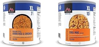 Mexican Style Adobo Rice with Chicken | Freeze Dried Survival & Emergency Food | #10 Can + Mountain House Chili Mac with Beef | Freeze Dried Survival & Emergency Food | #10 Can