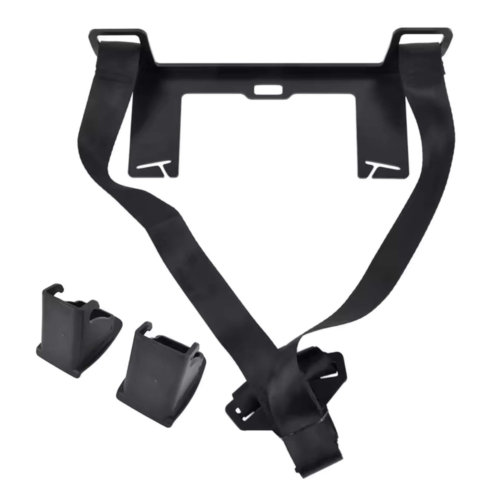 2X Support de Fixation en Acier pour Ceinture de Sécurité de Voiture, Connecteur de Verrouillage pour Siège de Sécurité Enfant pour ISOFIX