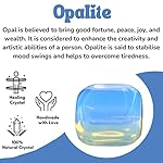 Amazing Gemstone Opalite Crystals&Healing Stones Tumbled - 1 oz Opalite Stone Gem Stones, Healing Stones for Energy Balance, Stress Relief - Premium Polished Gems Rocks for Meditation & Wellness - Image 4