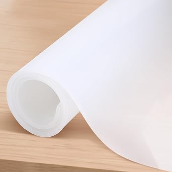 Translucent Silicone Rubber Sheet Translucent, 12" W x 12" L x 1/8" Thick