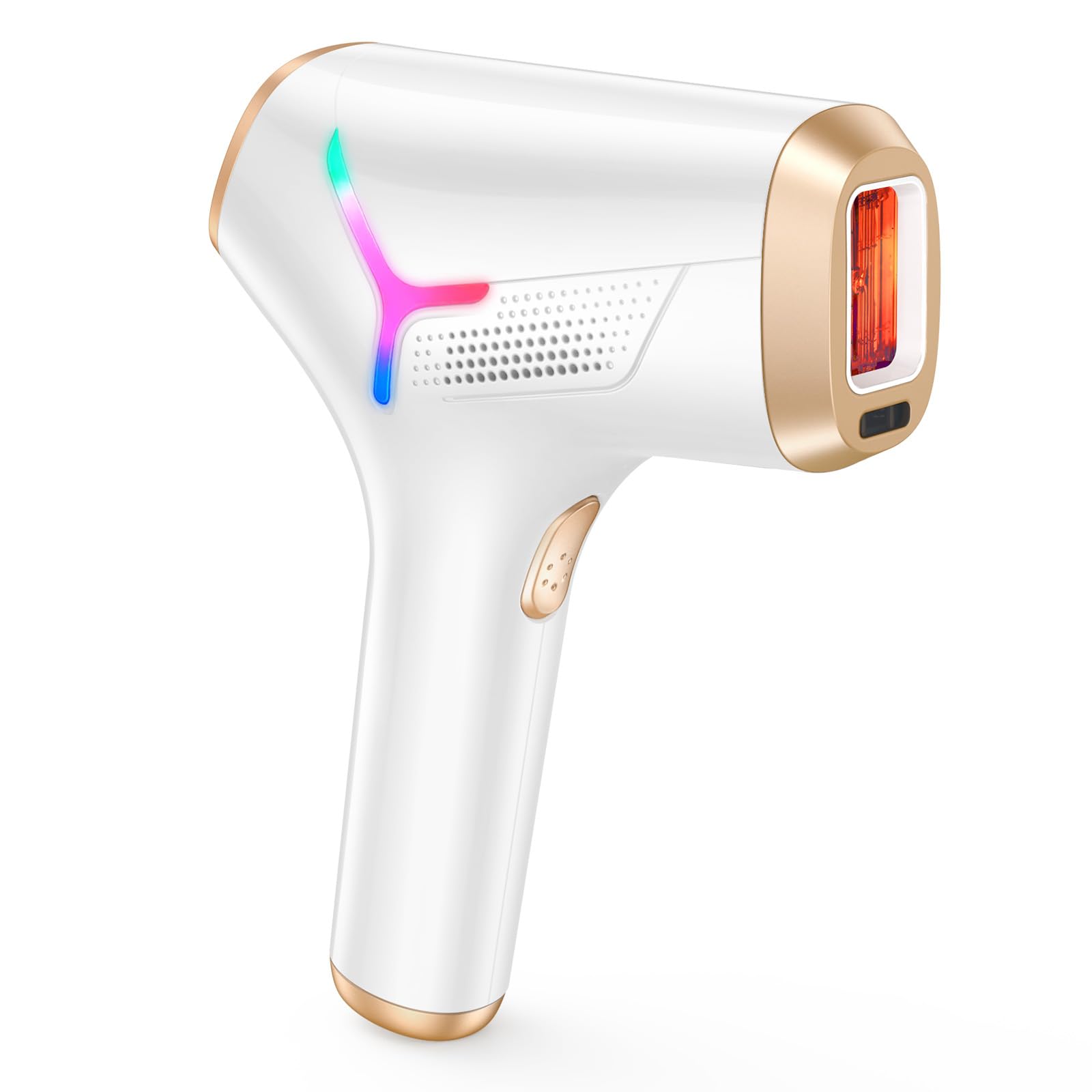 Haarlosy IPL Geräte Haarentfernung Laser für Frauen und Männer mit langanhaltenden Ergebnissen in Salonqualität für zu Hause, schmerzfreies IPL Haarentfernungsgerät für Gesicht, Bikinizone, Körper