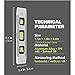 LUCKUT 9inch Level & Tool Magnetic Aluminum Reinforced Torpedo Level, 9