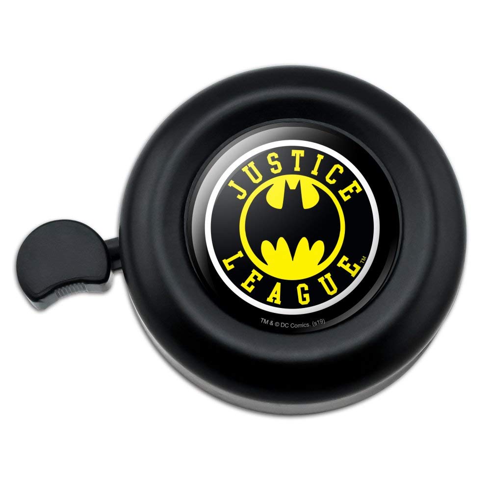 GRAPHICS & MORE Justice League Batman Athletic Logo Bicycle Handlebar Bike Bell