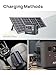 AFERIY Solargenerator 800W, 512WH Tragbare Powerstation mit 100W Solarpanel, 230V mobile Stromversorgung mit LCD Anzeige für Urlaub auf dem Campingplatz, Outdoor Abenteuer & Notfälle