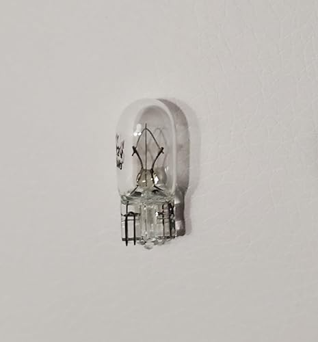 Bombillas incandescentes en miniatura, base de cuña, vidrio transparente, luz brillante regulable, entrada de 12 voltios, ideal para RV, comercial,