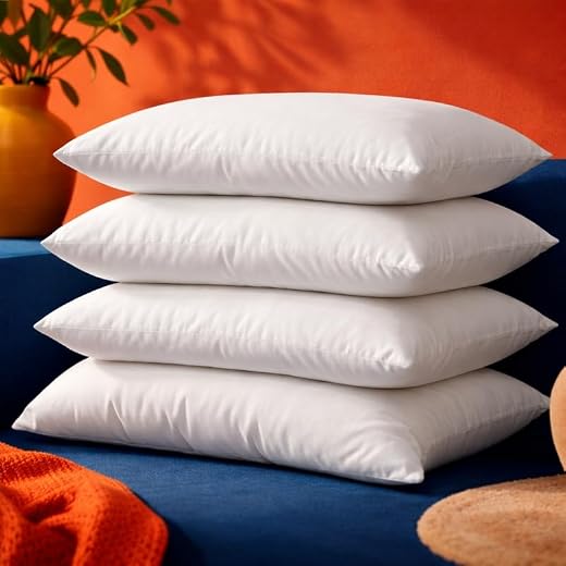 Utopia Bedding Pack of 4 Extra Soft Microfiber Filled Plush Pillow Down Alternative Hypoallergenic Best Pillows for Sleepi...