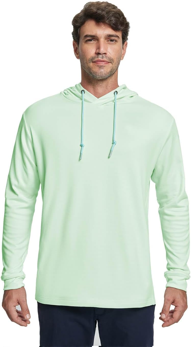 Hoodies for Men Golf Hooded Sweatshirts Dry Fit Athletic Lightweight Casual Midlayer Mens Hoodies Pullover - Image 2