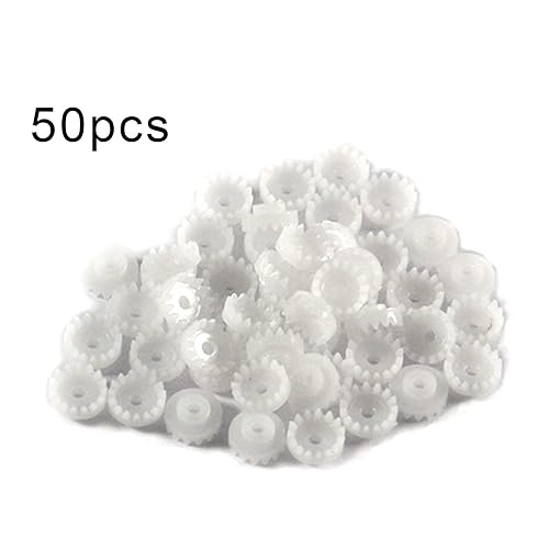 Miniatura 3 de Othmro 50pcs Engranajes de plástico 15 dientes modelo C152A engranaje de reducción engranajes de gusano de plástico para RC coche robot motor