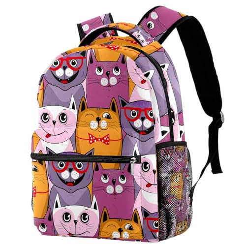 Sac à dos d'école pour adolescents filles garçons voyage multicolore