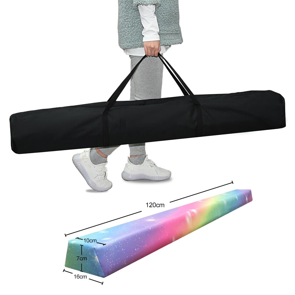 HomeSun Schwebebalken 240cm Faltbar Balance Beam Gymnastik Balance-Balken Gymnastikbalken Übung Fitness Training Turnen für Zuhause