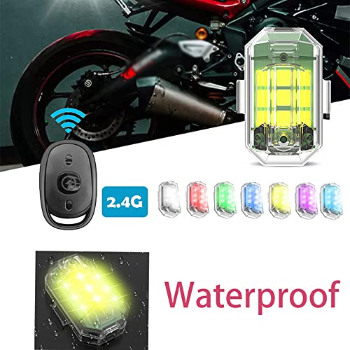 Luz nocturna recargable HUIOP soluciona pérdida de drones con luz estroboscópica LED 7 colores 7