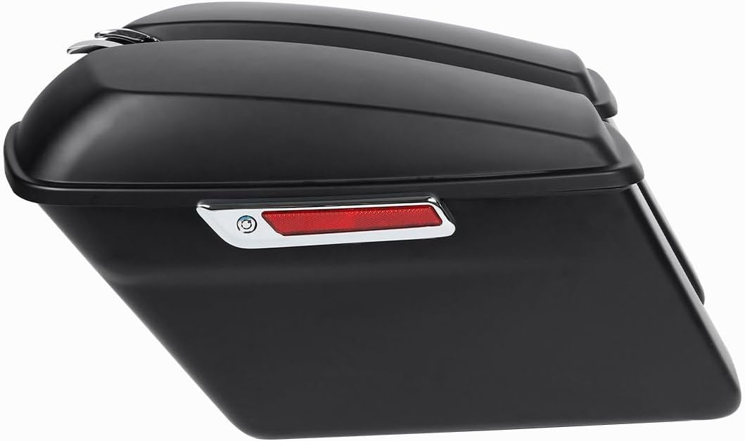 Matte Black Hard Saddlebags for Harley Touring FLT, FLHT, FLHTCU, FLHRC, Road King, Road Glide, Street Glide, Electra Glide, Ultra-Classic 2014-later