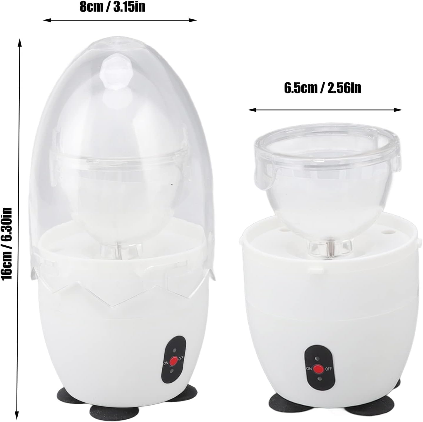 Electric Egg Scrambler Shaker, Golden Egg Maker Soft Silicone Pad 12V 12W 100‑240V Two Way Rotation for Kitchen (US Plug)