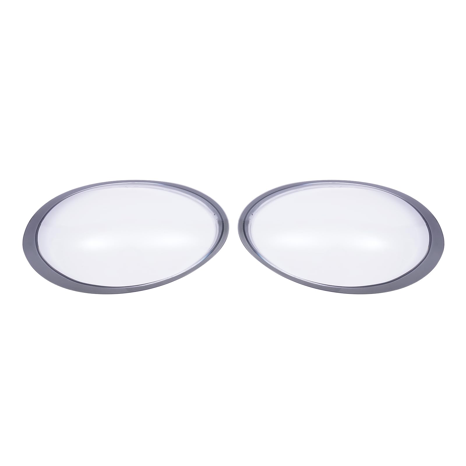 TBVECHI Headlight Lens Cover, Pair Lens Covers Fit for Porsche 991 911 Targa/Carrera 2013-18 Front Headlight Lens Covers+Glue LH+RH, Clear, Silver