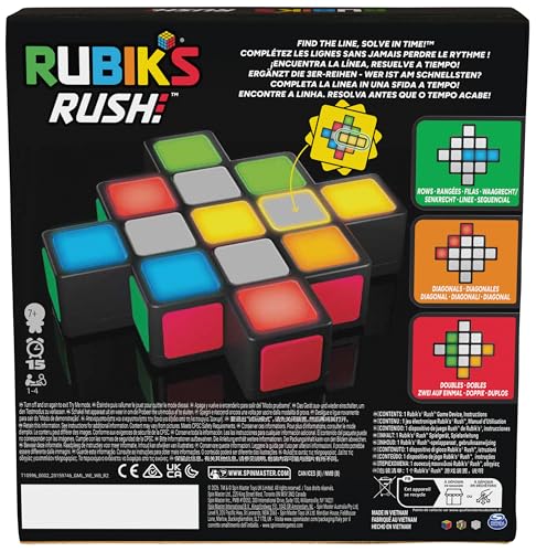 Rubik' Cube Jeu Électronique Et Lumineux Rubiks Rush Réflexes STEM Neuf - vue 9