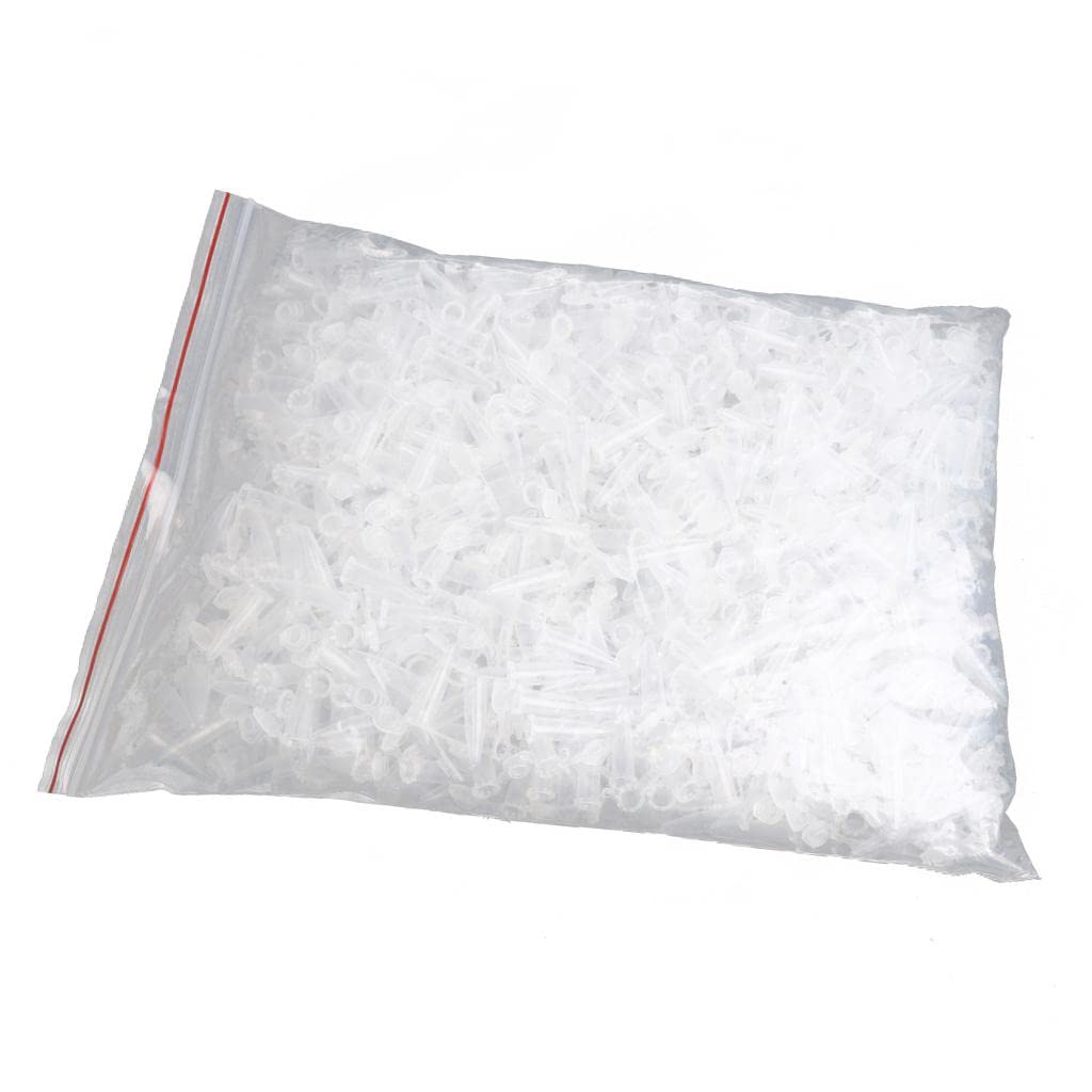 Jojomis Microlitri graduati microcentrifuga del polipropilene 0.5ML 1000x con