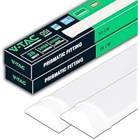 V-TAC 2x Pantalla LED Luminaria 60 CM - 20W - Chip Samsung -
