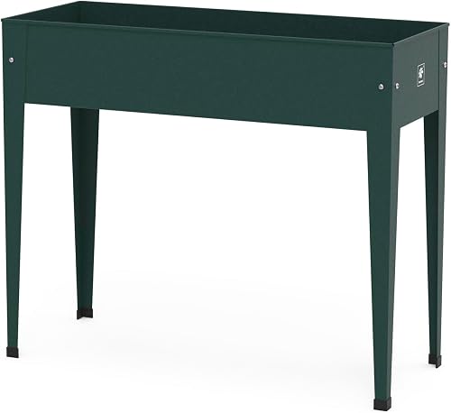 herstera Elevated Raised Garden Bed Kit – Galvanized Steel Rectangular Planter B