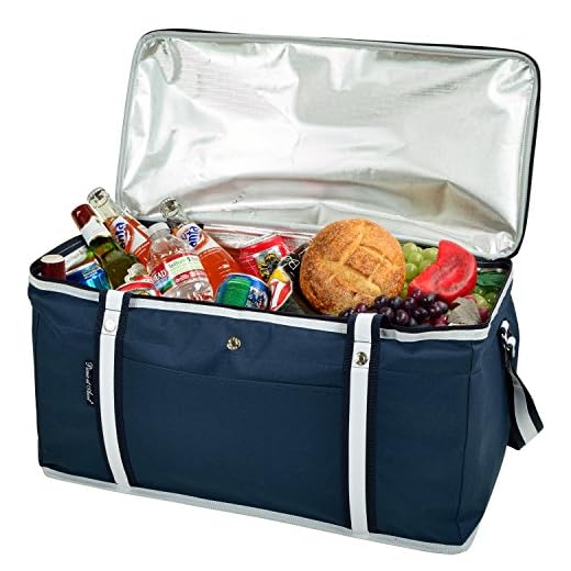 Picnic at Ascot 64 Can Capacity Semi Rigid Collapsible Leakproof Cooler- Designed & Quality Approved in the USA