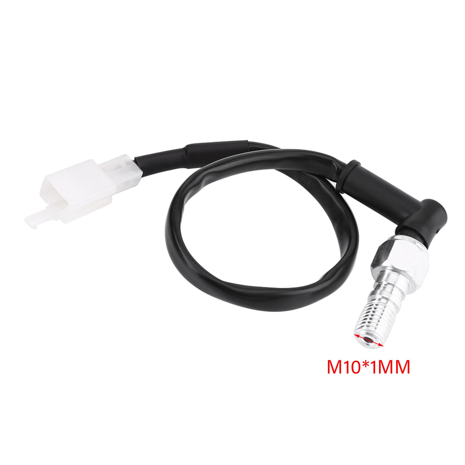 Interruttore universale della luce della pressione del freno idraulico del motociclo, interruttore di pressione della frizione del freno del fanale posteriore con rondelle per moto(M10*1mm)