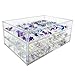 Guolich 3 Tier 72 Lattice Nail Organizers and Storage Clear Acrylic Nail Jewellery Accessories Storage Case Holder Shelves Display Rack Stand for Painted Glue,Brushed Glue,Carving Glue Nail Table