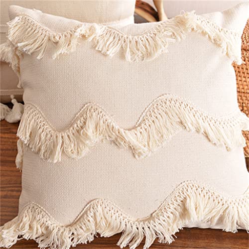 n/a Coussin Coussin Peluche avec glands Circle mignon Circle marocain Coussin de style marocain Macramé Accueil Canapé Décoratif Drop Shippng (Color : A, Size : One size)